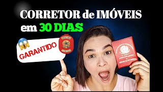 Como se Tornar Um CORRETOR DE IMOVEIS em 30 DIAS  Como Ser um CORRETOR DE IMOVEIS [upl. by Eedeed]