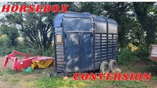 CONVERTING HORSEBOX FOR CAMPING [upl. by Mure926]