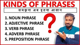 Phrase  Kinds of phrases  Parts of phrases [upl. by Noillid]