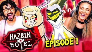 HAZBIN HOTEL Episode 1 REACTION 1x01 quotOverturequot Review  Happy Day In Hell  Hell Is Forever [upl. by Aspasia54]