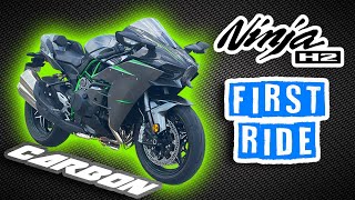 231HP KAWASAKI NINJA H2 CARBON EDITION FIRST RIDE [upl. by Pryce]