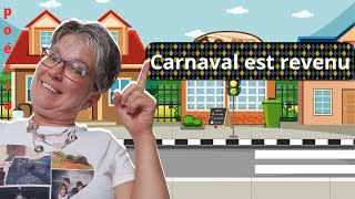 Poésie  Carnaval est revenu de Jean NatyBoyer [upl. by Sucram]