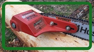 HudSon Chainsaw Log Debarker setting up [upl. by Zaneski]