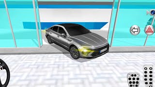 Sedan Car New Hyundai Sonata In The Showroom  3d Driving Class game  Car Game gameplay cargame [upl. by Ford458]