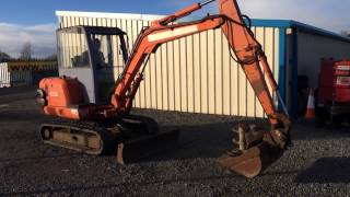 2001 HITACHI EX35 35 TON MINI DIGGER [upl. by Olocin]