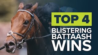 BATTAASH Ascot Goodwood amp York thoroughbred sprint star top performances  Horse racing highlights [upl. by Yrebmik194]