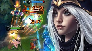 Wild Rift Ashe Dragon Lane Gameplay in Season 15 Build amp Runes [upl. by Fasa]