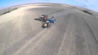 2015 Wheat Harvest near Redstone Montana [upl. by Omer]