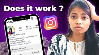 I Tried Instagram Affiliate Marketing With No Money For 90 Days Honest Result [upl. by Monica55]