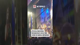 Fãs relatam cenas inesquecíveis em último show de Marília Mendonça [upl. by Chelsea]