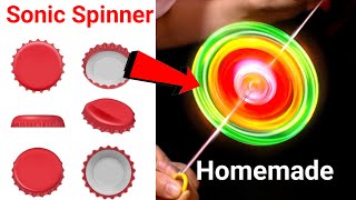 how to make sonic spinner  sonic spinner sonic  spinner toy how to make [upl. by Bernadine]