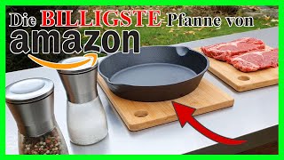 Wie gut ist die BILLIGSTE Gusseisenpfanne von Amazon Qualitätskriterien erklärt [upl. by Anaig882]