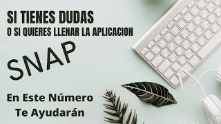 DUDAS PREGUNTAS Y PARA LLENAR APLICACION DE ESTAMPILLAS DE COMIDA Aquí los teléfonos de tu ESTADO [upl. by Lucille]