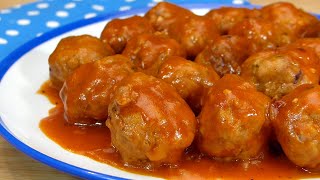 Deliciosas Albóndigas con Salsa de Tomate ¡Secreto Revelado [upl. by Signe124]