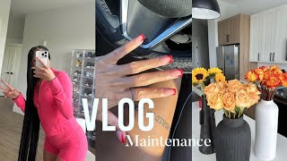 VLOG  Maintenance Hair Nails Errands Etc [upl. by Haizek]