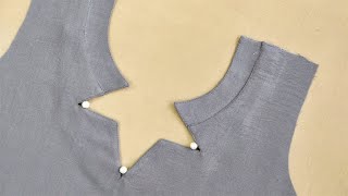 New stylish and easy NECK design cutting and stitching [upl. by Ennahtur]