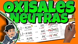 ✅ FORMULACIÓN y NOMENCLATURA de OXISALES NEUTRAS [upl. by Dymoke651]