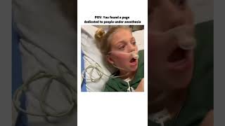 🔥 Check out People After Anesthesia  reels viral explore people anesthesia nurce medical [upl. by Lebatsirhc]