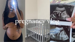 26 weeks pregnant vlog ♡ NESTING FURNITURE UPDATES AND BABY CLOTHES [upl. by Birk]