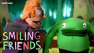 Mr Frog Puppet Version  Smiling Friends  adult swim [upl. by Eneladgam]