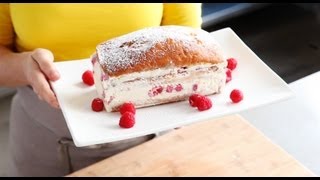 Raspberry Ice Cream Cake  Everyday Food with Sarah Carey [upl. by Lahcear873]