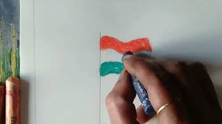 Draw and colour National flag 🙏🙏💓 [upl. by Eerak636]