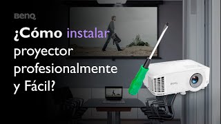 Instalar un Proyector BenQ en Casa es tan facil como 1 2 y 3 [upl. by Pilar]