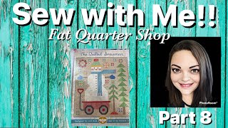 Sew with me The Quilted Snowman by Lori Holt  Trees  Part 8from Fat Quarter Shop [upl. by Dorice]