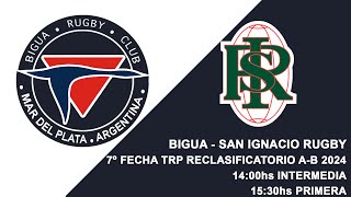 BIGUA VS SAN IGNACIO RUGBY  7ma fecha de reclasificación del TRP quotABquot 2024 [upl. by Nehtan47]