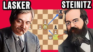 Emanuel Lasker vs Wilhelm Steinitz 1894  Round  15 [upl. by Reynard]