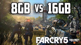 Single Channel 8GB vs Dual Channel 16GB RAM Test in Modern Games [upl. by Assiruam]