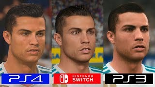 Fifa 18  Switch VS PS4 VS PS3  GRAPHICS COMPARISON  Comparativa [upl. by Mal]