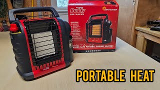 Mr Heater MH9BX Portable Buddy Unbox and Review [upl. by Aihsenat]