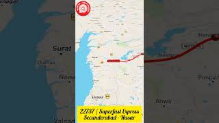 Secunderabad Hisar Express  RAILTIME  Bikaner Churu Ahmedabad  viral ytshorts shorts train [upl. by Seem620]