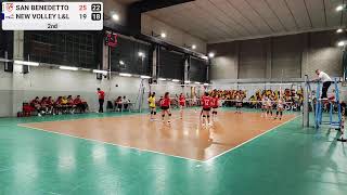 San Benedetto vs New Volley LampL  09112024 [upl. by Oigufer537]