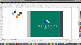 Corel draw training tutorial Design ideas using logo pond [upl. by Anyat]