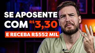 COMO SE APOSENTAR COM POUCO DINHEIRO  INVESTINDO R 330 POR DIA [upl. by Akimik]