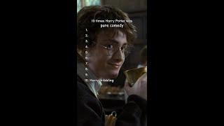 Top 10 funniest moments in Harry Potter HarryPotter Hogwarts [upl. by Wyly]