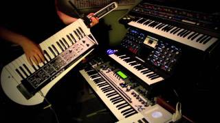 WINGS OF DEATH ATARI ST TITLE THEME COVER moog Voyager Liberation Andromeda Jupiter 6 Korg M3 [upl. by Fital]