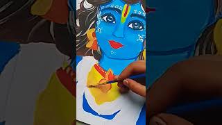 Aarti kunj Bihari ki 🚩  painting subscribe me [upl. by Ozkum442]