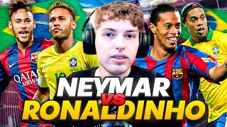 NEYMAR JR VS RONALDINHO  ¿QUIEN ES MEJOR [upl. by Ermentrude]