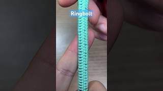 How to make a Ringbolt paracord bracelet shorts 매듭 파라코드 tutorial knot 마크라메 macrame diy [upl. by Ogirdor]