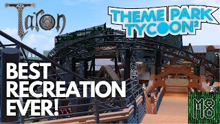 Taron Phantasialand  BEST THEME PARK TYCOON 2 RECREATION EVER [upl. by Nowad]