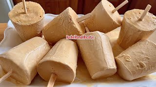 Paletas heladas cremositas de Dulce de leche 🥛 pocos ingredientes [upl. by Daryl]