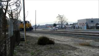 Union Pacific Big Boy 4014 From Covina CA to Ontario CA Part 1 [upl. by Klapp]