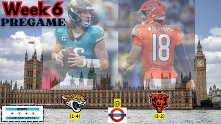 NFL Week 6 Jacksonville Jaguars vs Chicago Bears in London Preview [upl. by Nielsen]