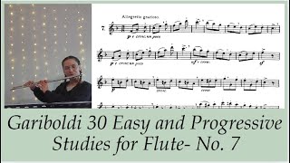 Gariboldi 30 Studies for Flute No 7 Improved [upl. by Eirrotal]