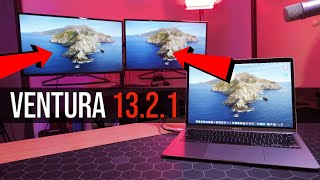 Apple MacBook Air to External Displays Setup  MacOS Ventura 2023 [upl. by Dygall576]