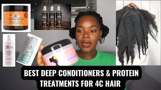 Best Deep Conditioners amp Protein Treatments for 4C Hair  What to Look out for LimitlessBloom [upl. by Docia]