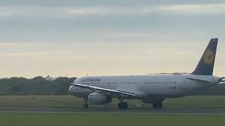 Majestic Takeoff Lufthansas Departure ✈️💙🩵 [upl. by Curhan]